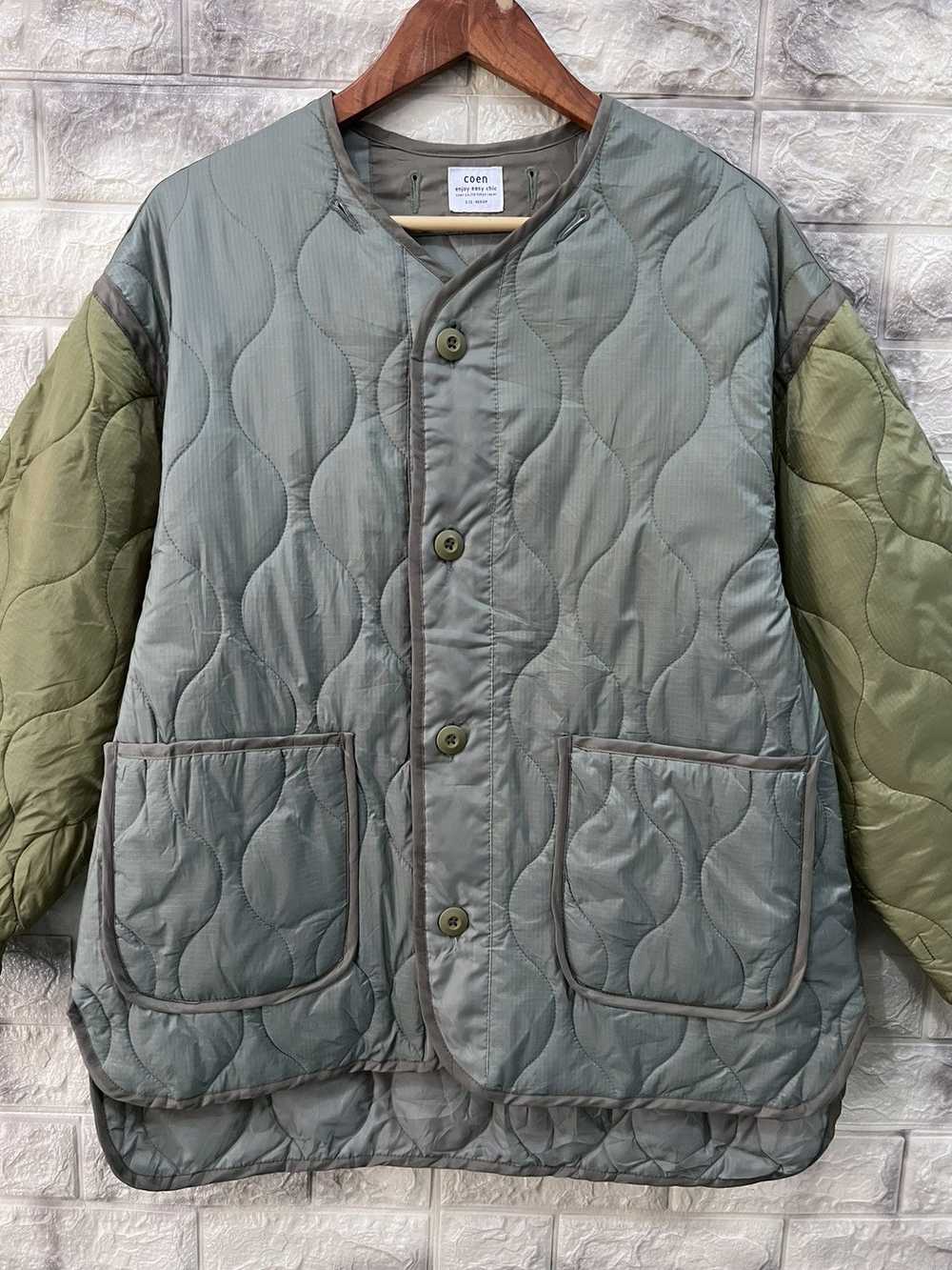 Japanese Brand × Streetwear Coen Quilted Lining J… - image 3