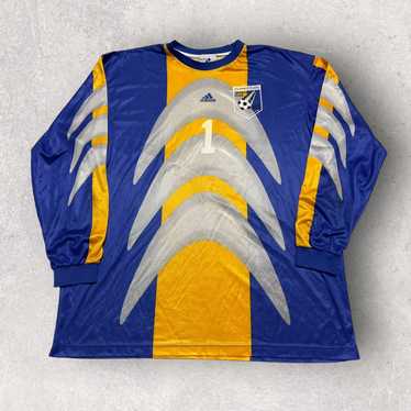 Adidas × Soccer Jersey × Vintage Vintage Adidas s… - image 1