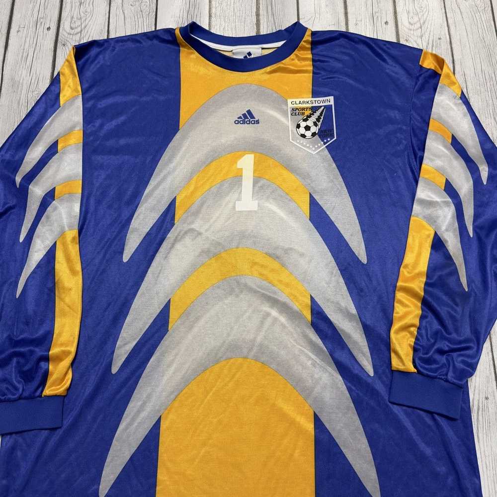 Adidas × Soccer Jersey × Vintage Vintage Adidas s… - image 3