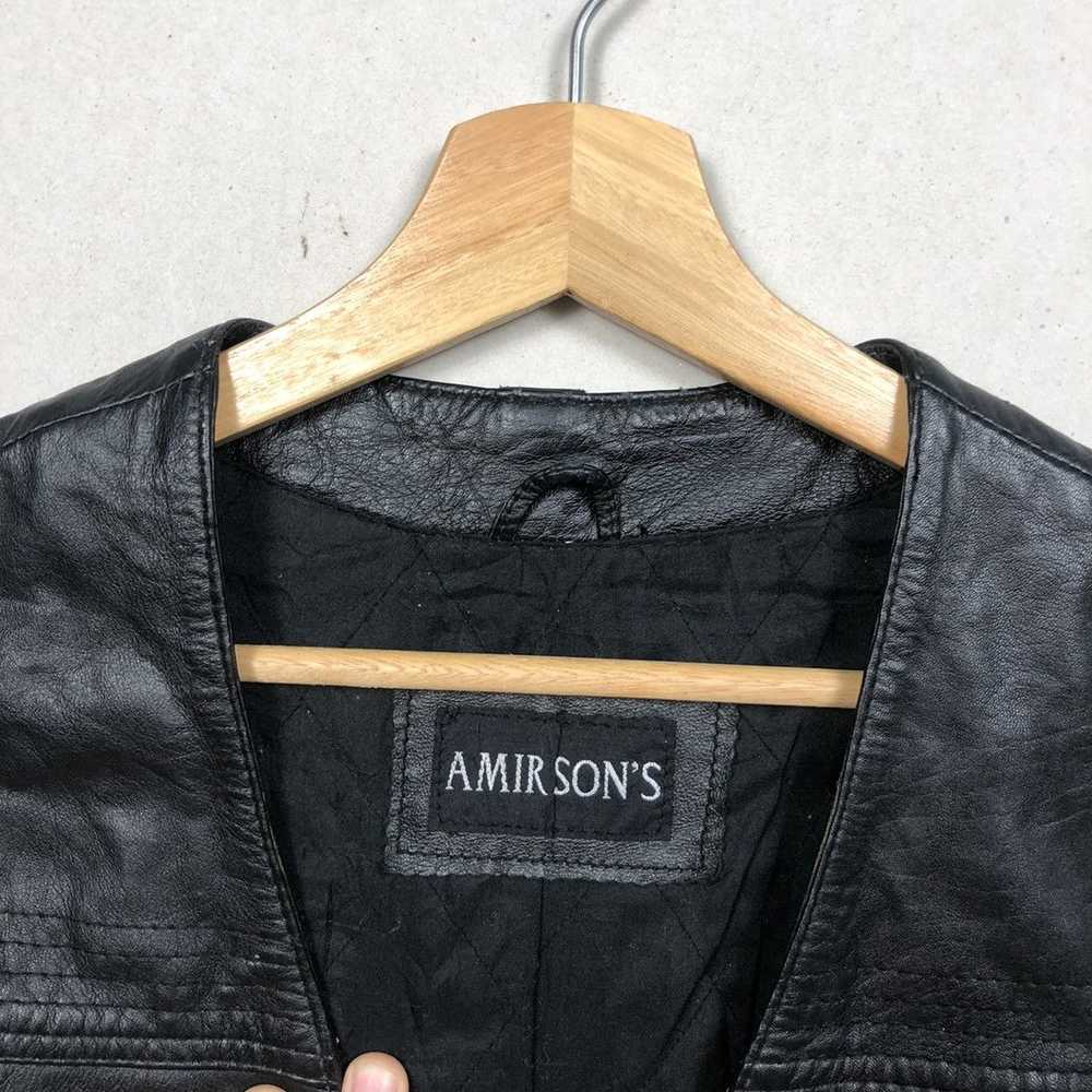 Japanese Brand × Leather Jacket × Tracey Vest Ami… - image 12