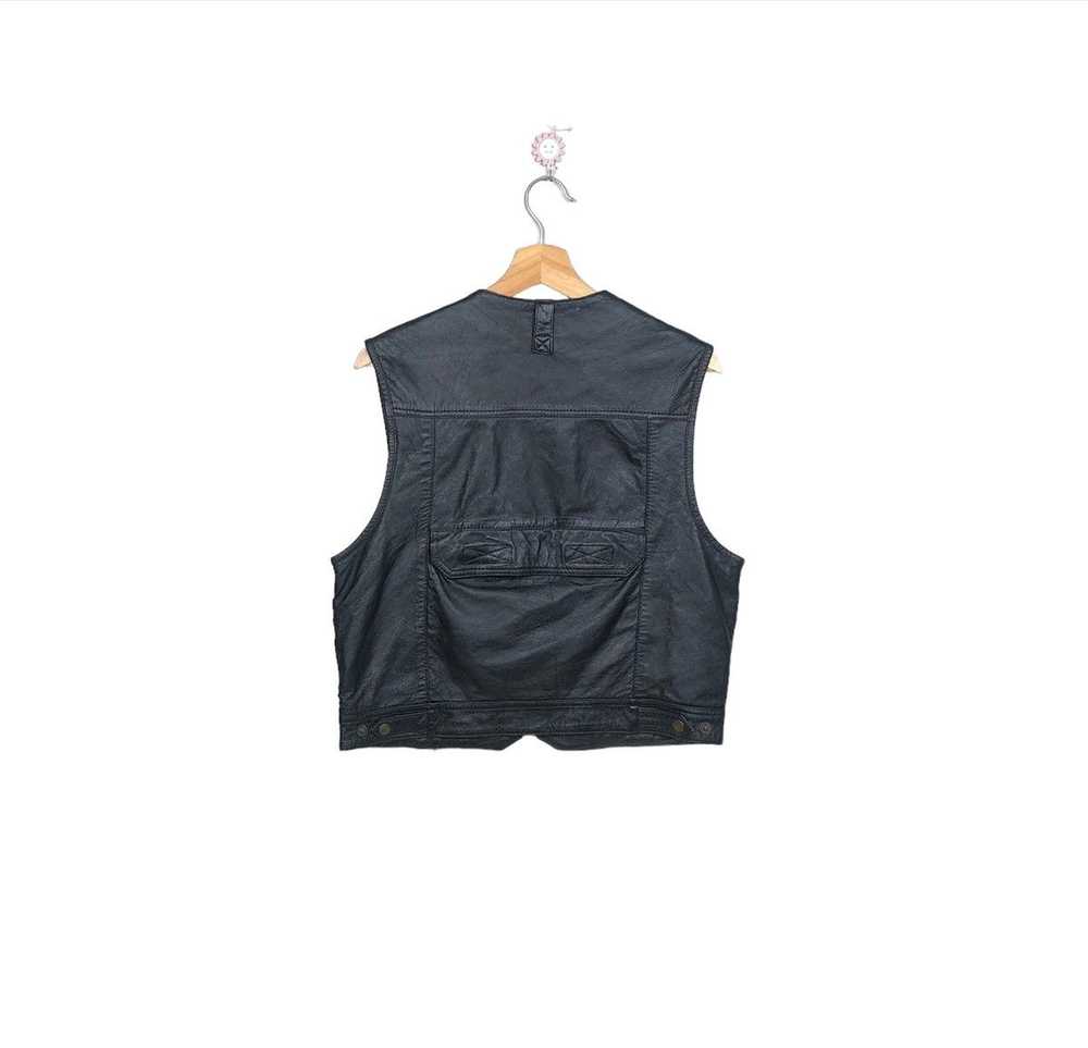 Japanese Brand × Leather Jacket × Tracey Vest Ami… - image 2