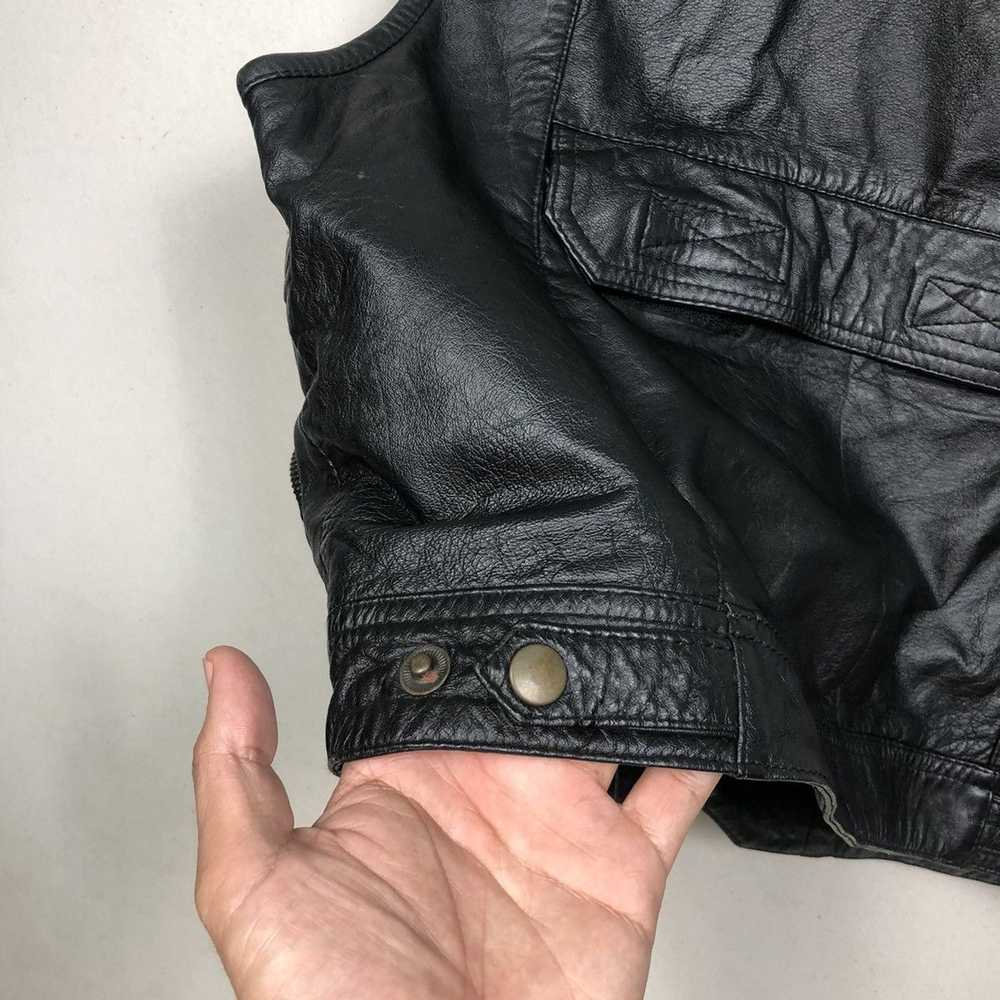 Japanese Brand × Leather Jacket × Tracey Vest Ami… - image 6