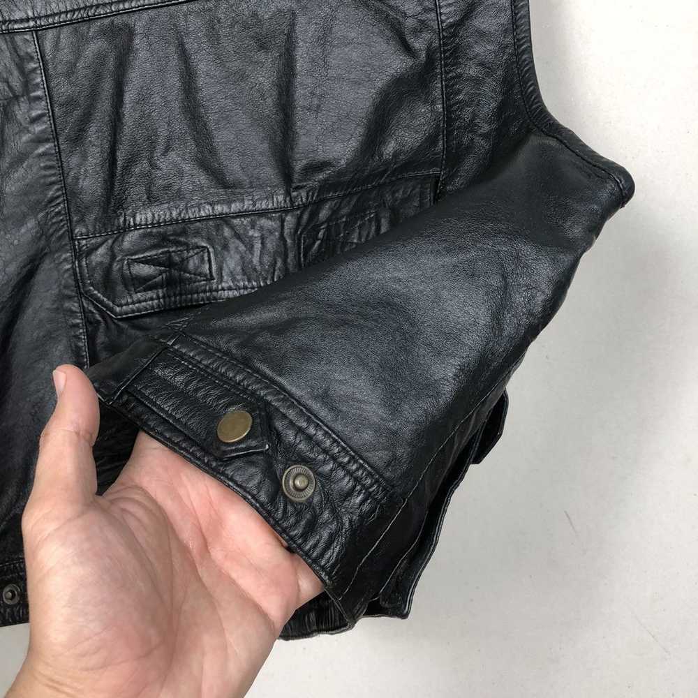 Japanese Brand × Leather Jacket × Tracey Vest Ami… - image 7
