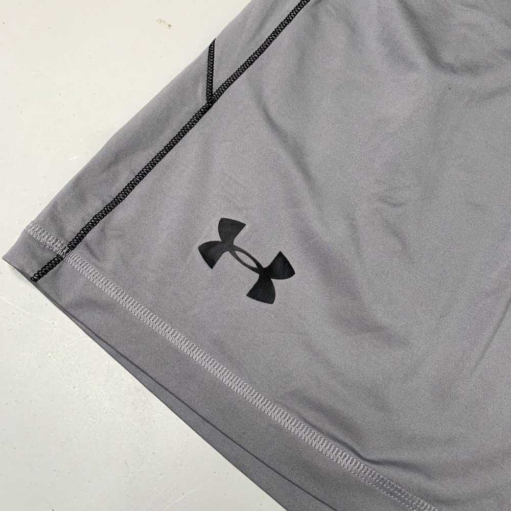 Under Armour Mens Under Armour Gym Shorts Gray Bl… - image 3