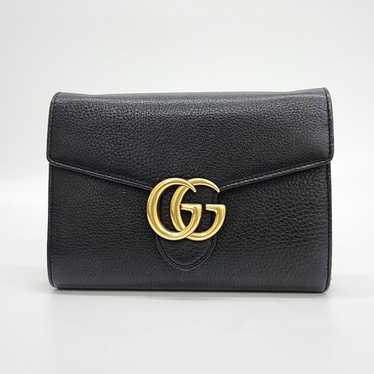 Gucci GUCCI GG Marmont Chain Wallet Shoulder Bag … - image 1