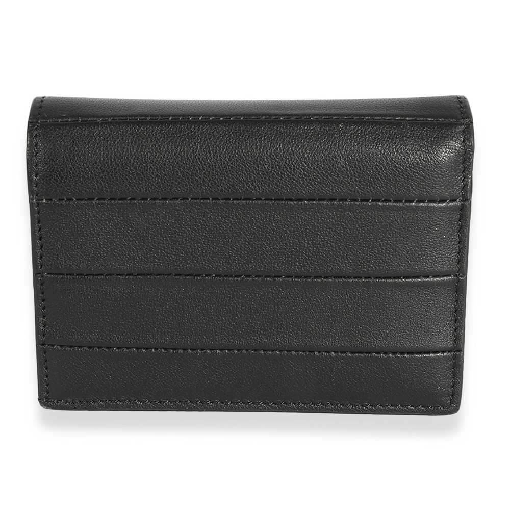 Valentino Valentino Black Leather VLogo Card Hold… - image 3