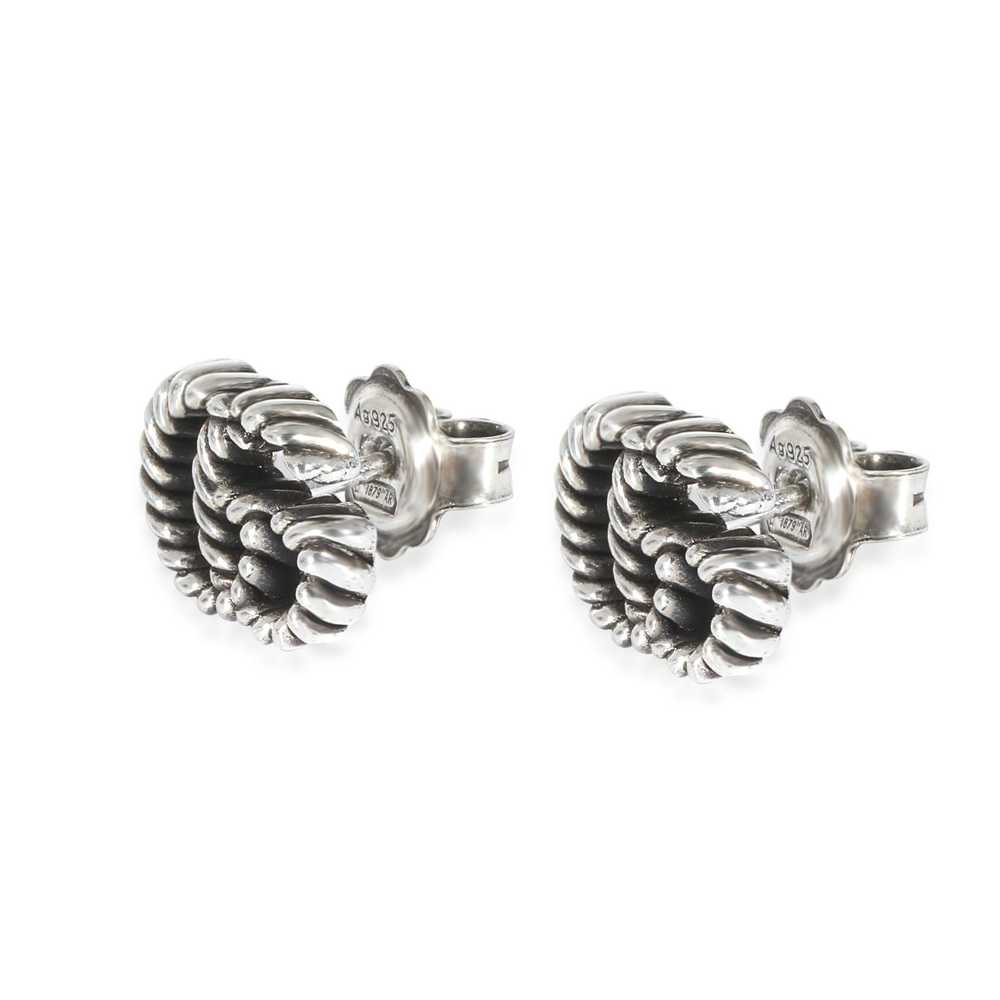 Gucci Gucci Double G Earrings in Sterling Silver - image 2