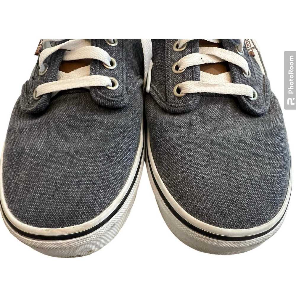 Vans Vans Low Top Shoes Gray Atwood Canvas Lace 5… - image 4