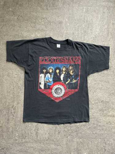Band Tees × Streetwear × Vintage Whitesnake 1987 N