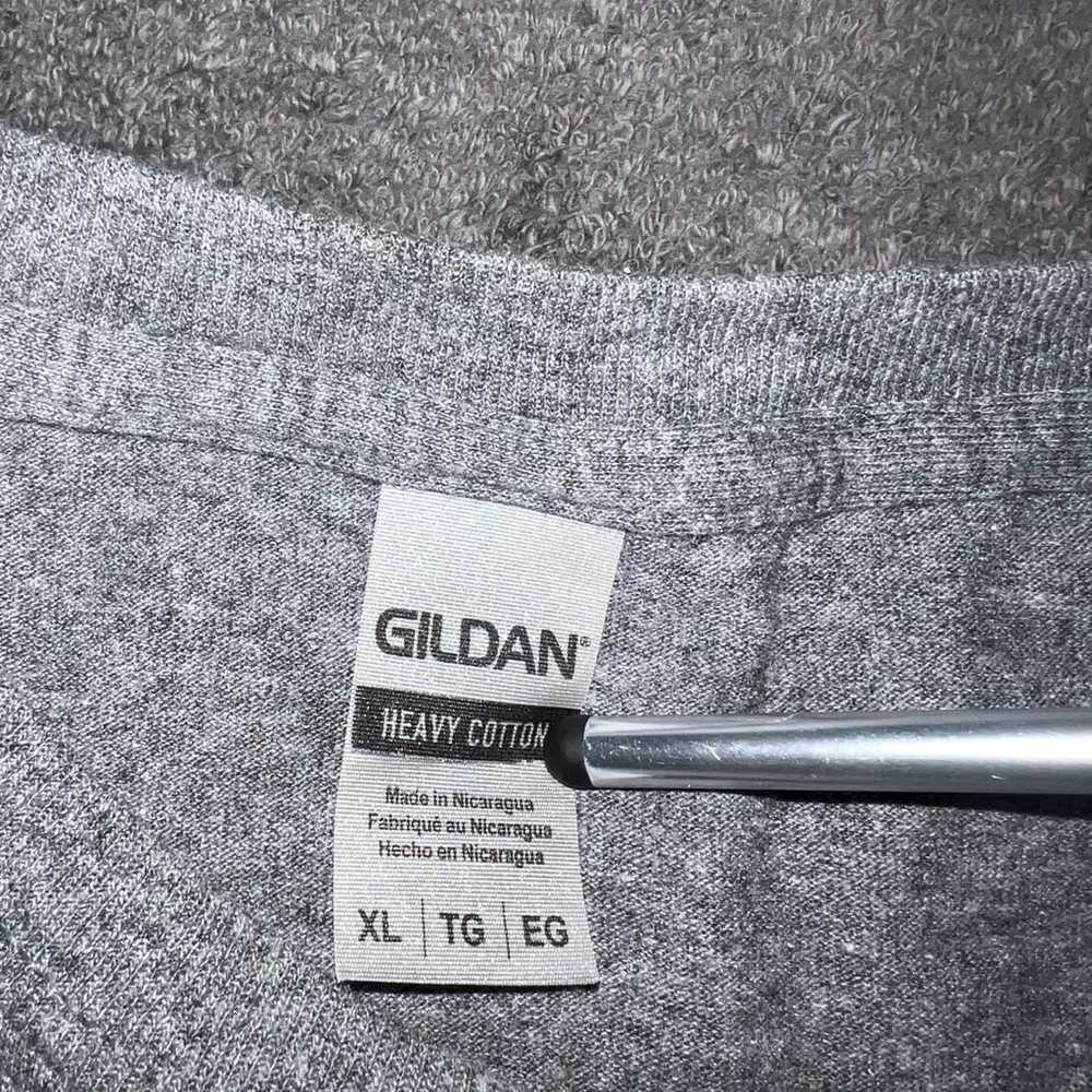 Gildan Gray Unisex Short Sleeve Heavy Cotton T-Sh… - image 3