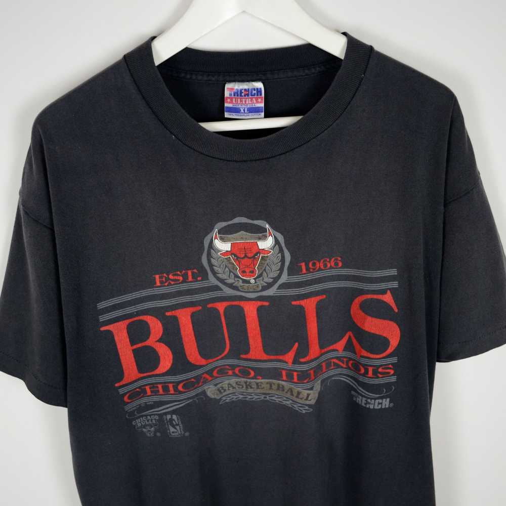 Chicago Bulls × NBA × Rap Tees Vintage 90s Nba Ch… - image 2