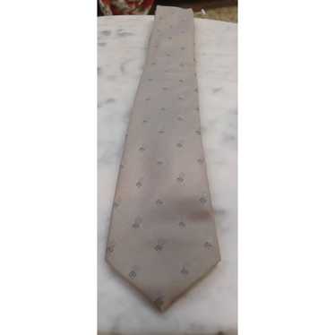 Principe Principe Men's Tie Tan with Little Diamo… - image 1