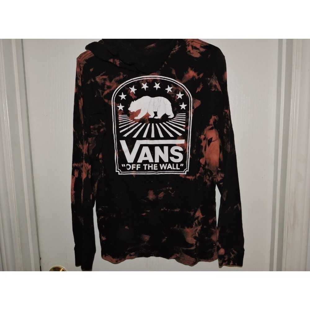 Vans off the wall long sleeved size S black and b… - image 1