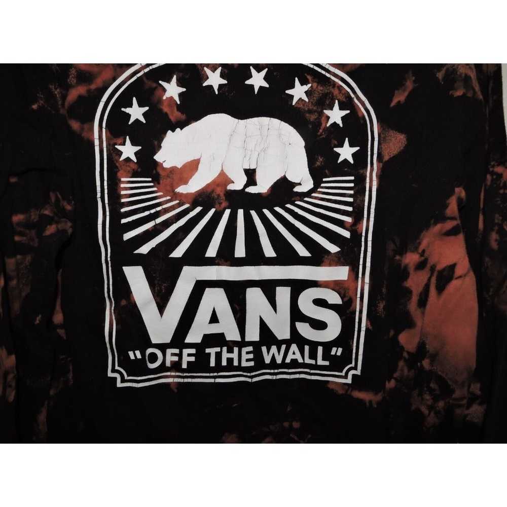 Vans off the wall long sleeved size S black and b… - image 6