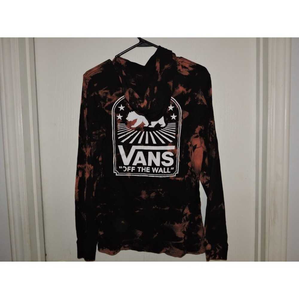 Vans off the wall long sleeved size S black and b… - image 7