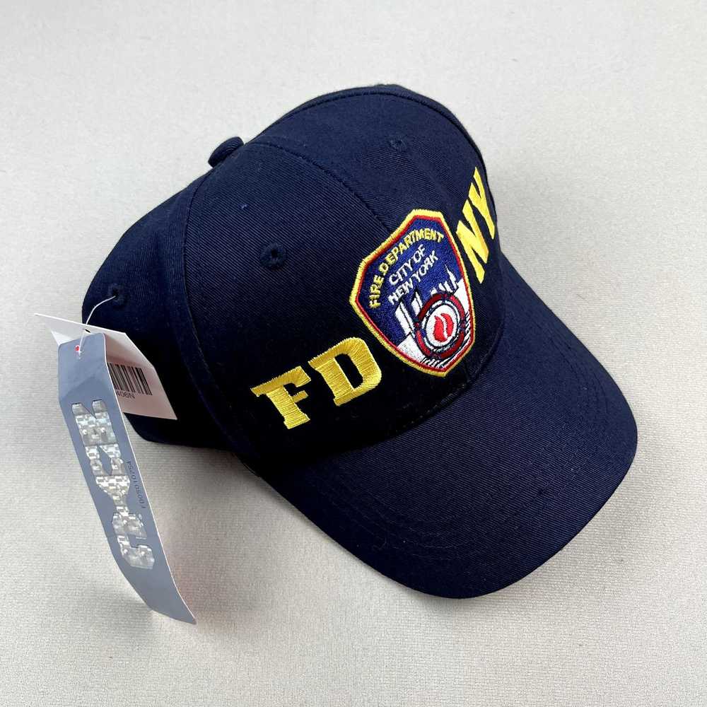 New York FDNY Hat Cap Navy Blue Adjustable Fire D… - image 1