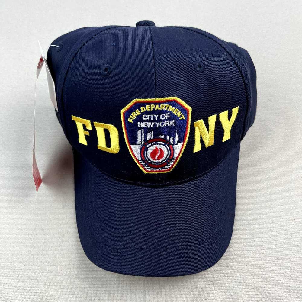 New York FDNY Hat Cap Navy Blue Adjustable Fire D… - image 2