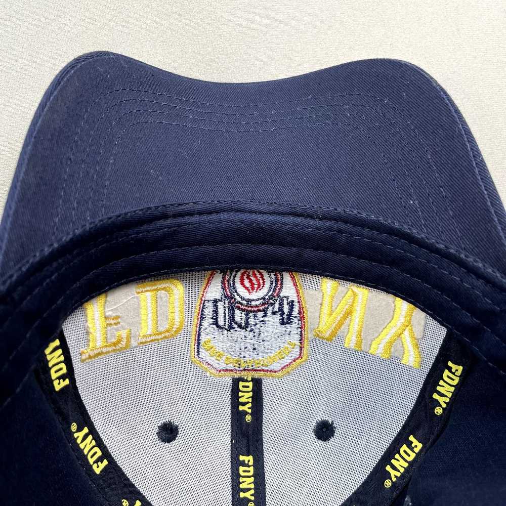 New York FDNY Hat Cap Navy Blue Adjustable Fire D… - image 5