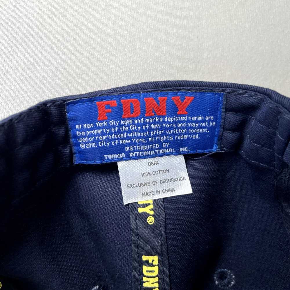 New York FDNY Hat Cap Navy Blue Adjustable Fire D… - image 6
