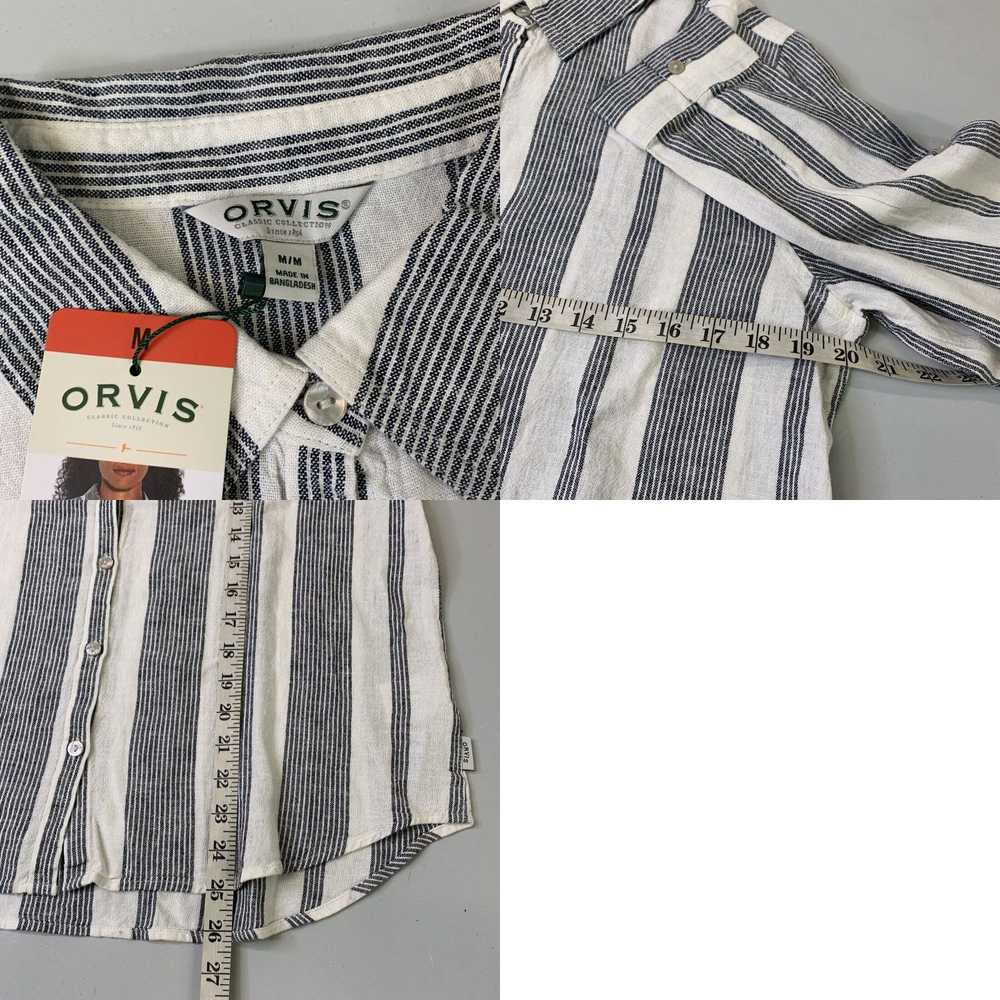 Orvis NWT Womens Orvis Button Up Shirt Medium Str… - image 4