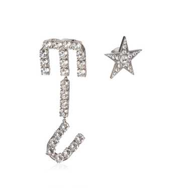 Miu Miu Miu Miu Pendant Earrings With Crystals - image 1