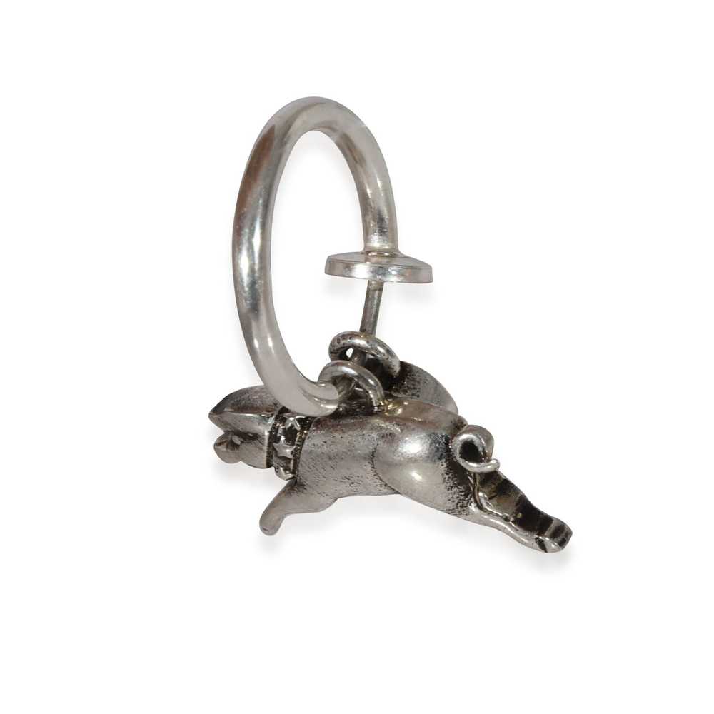 Gucci Gucci Single Pig Hoop Earring in Sterling S… - image 1