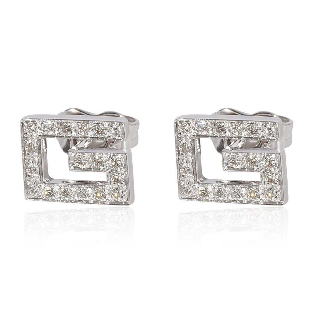 Gucci Gucci Petite Diamond G Stud Earrings in 18k… - image 1