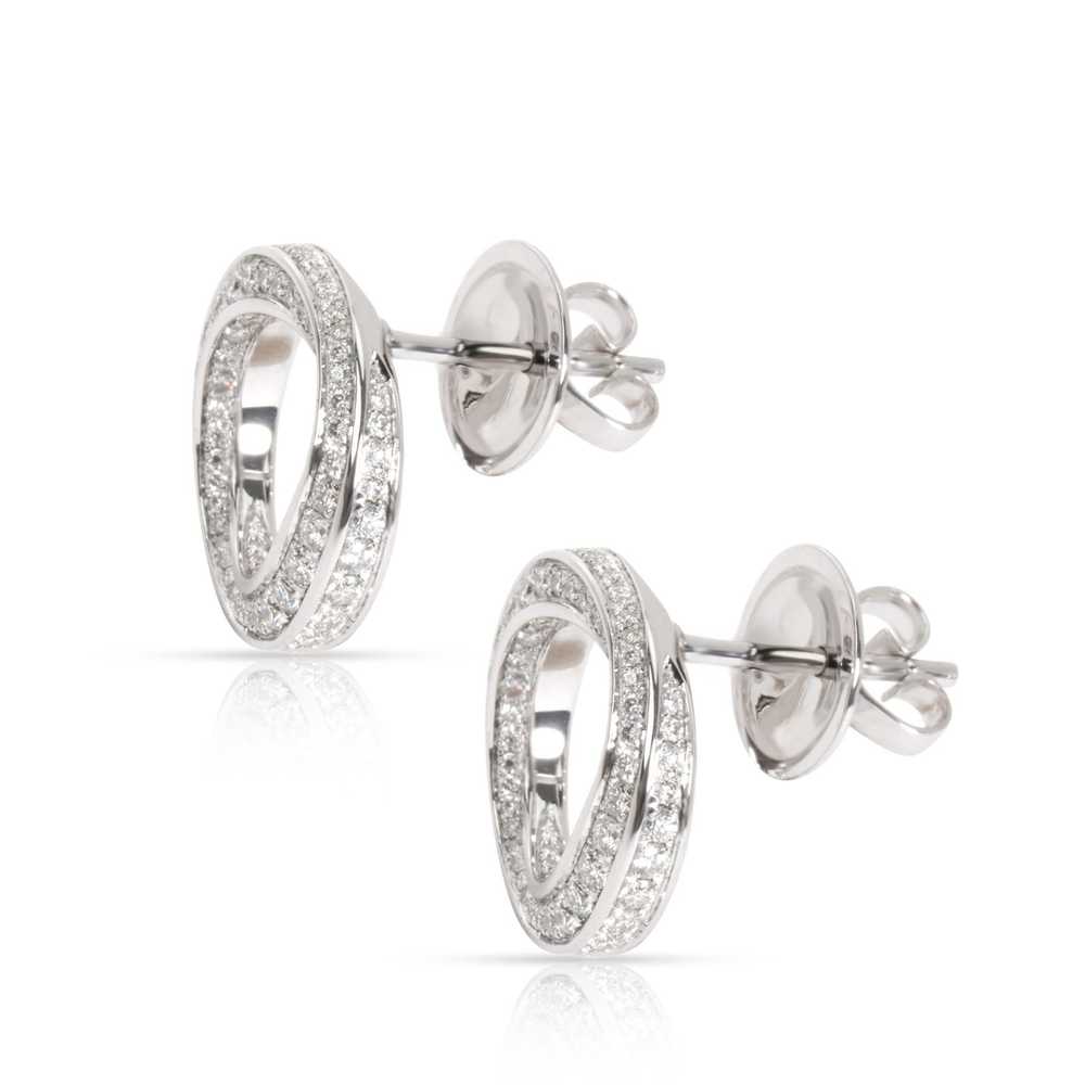 GRAFF Graff Spiral Diamond Stud Earring in 18K Wh… - image 2