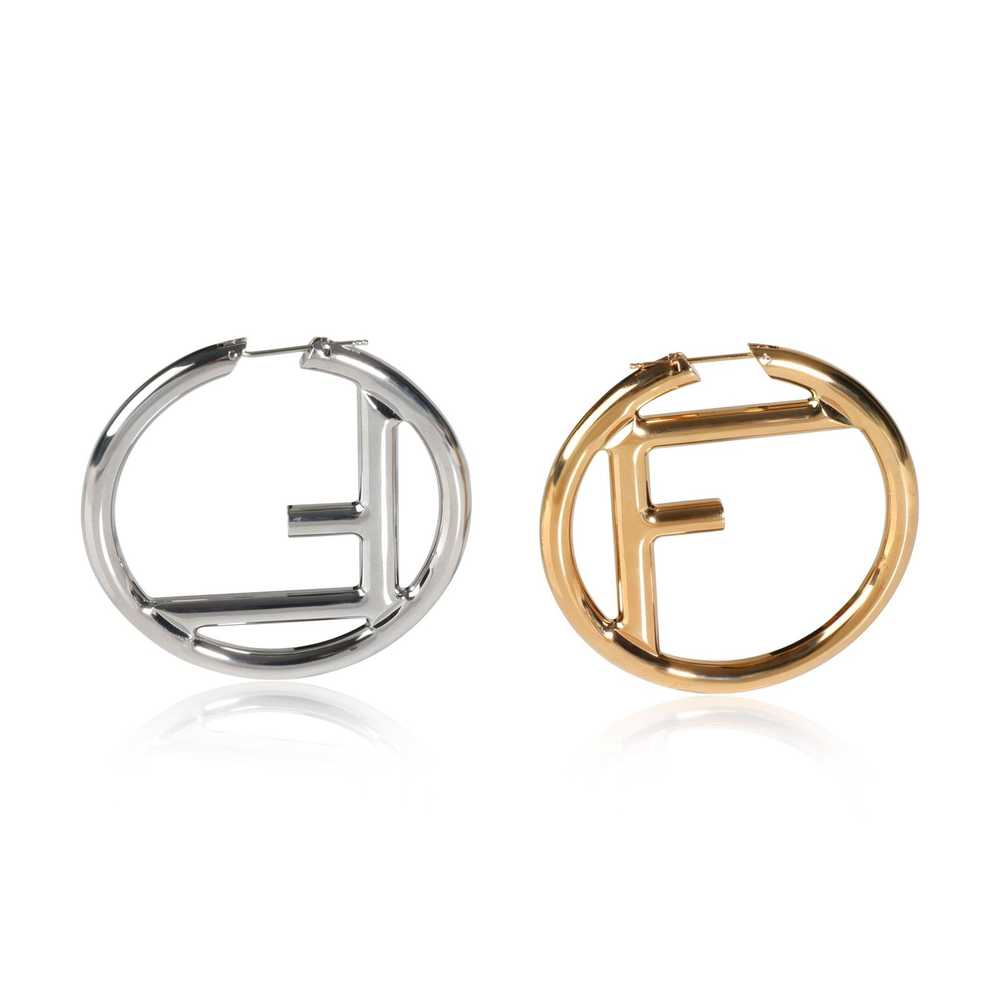 Fendi Fendi F is Fendi Hoop Earring in Aluminum - image 1
