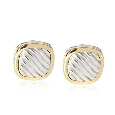 David Yurman David Yurman Square Cable Earrings i… - image 1