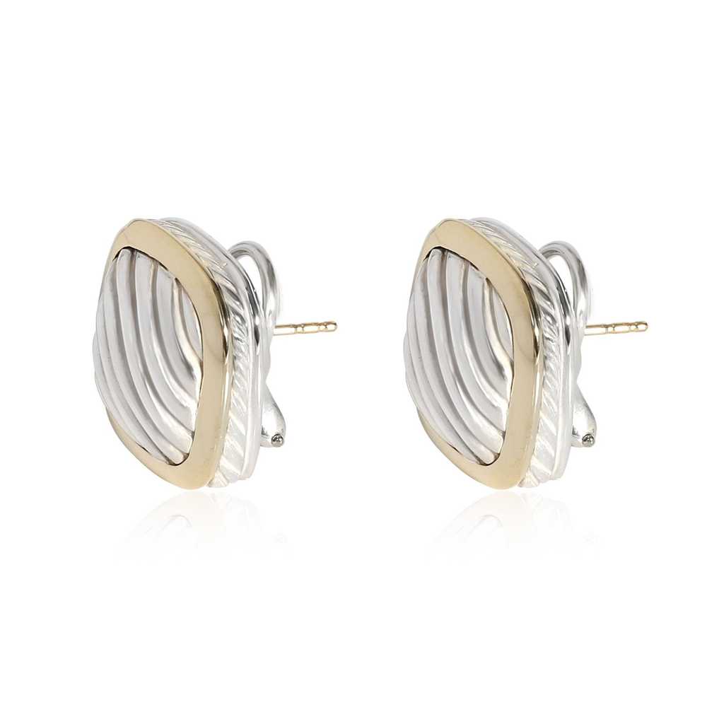 David Yurman David Yurman Square Cable Earrings i… - image 2