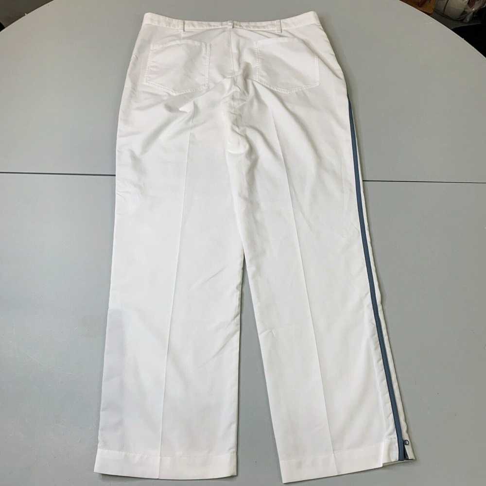 Nike Mens Nike Golf Pants 36x32 White w/ Black Si… - image 2