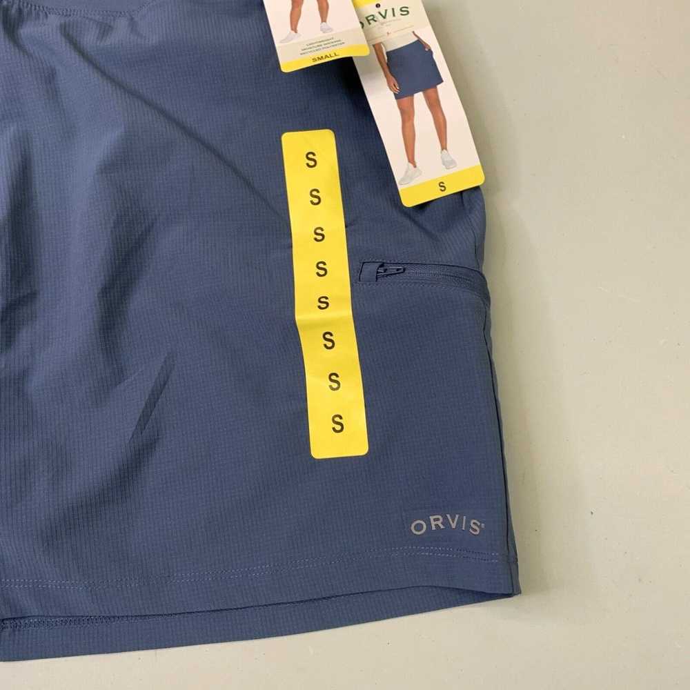 Orvis NWT Womens Orvis Skirt Blue Small Side Pock… - image 3