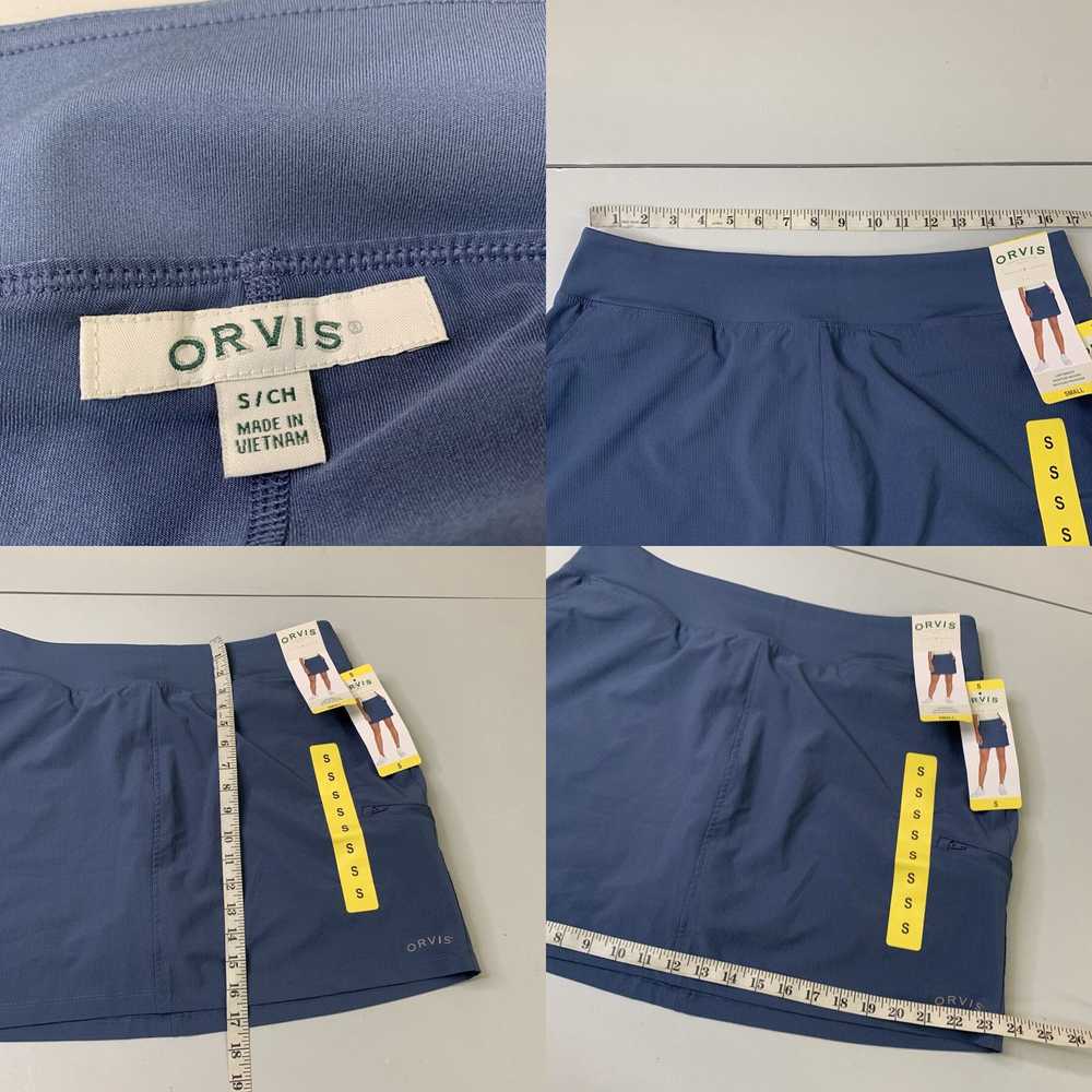 Orvis NWT Womens Orvis Skirt Blue Small Side Pock… - image 4