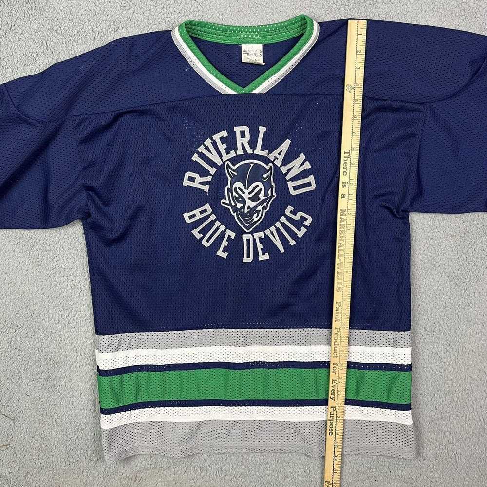 Other Vintage Riverland Blue Devils Hockey Jersey… - image 8