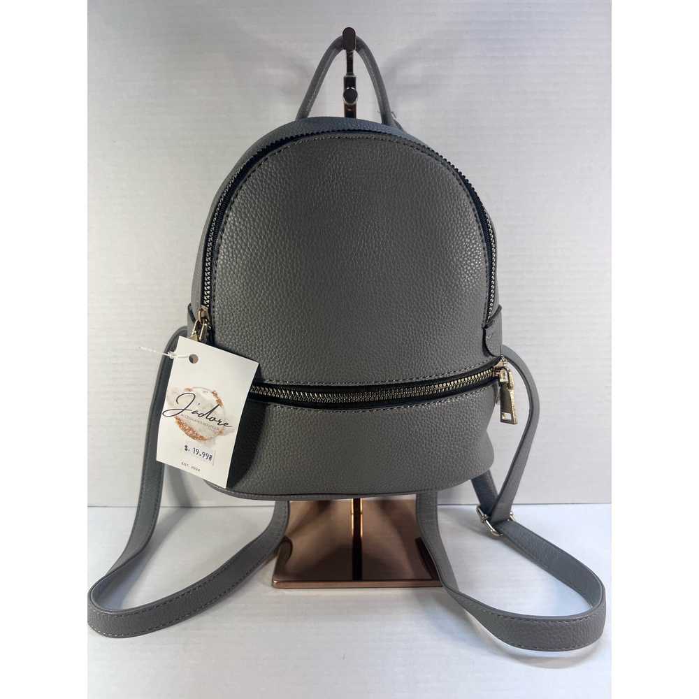 Other Mini Gray Backpack Handbag Purse - image 1
