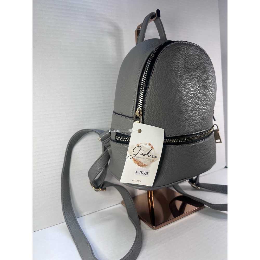 Other Mini Gray Backpack Handbag Purse - image 2