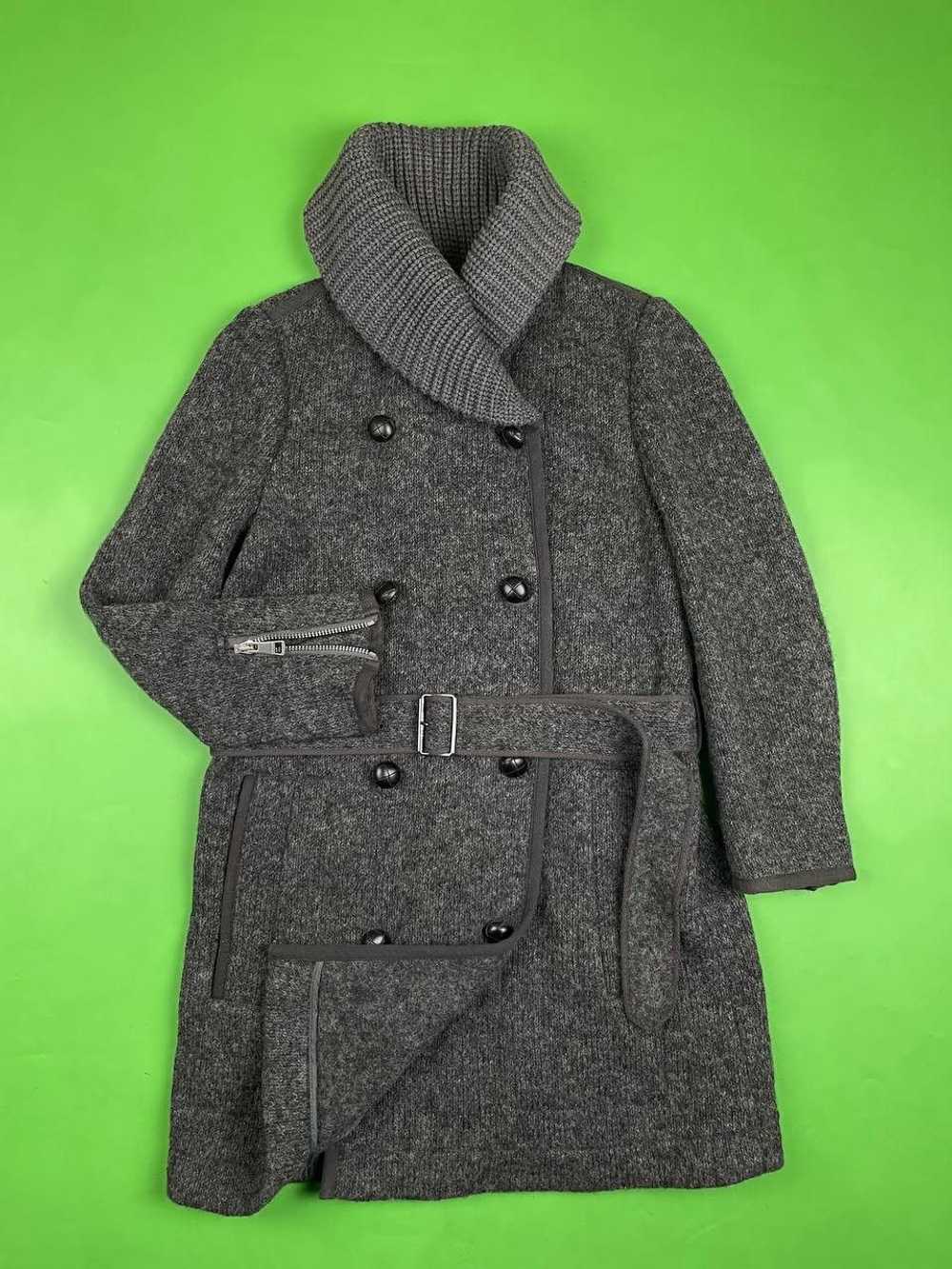 Burberry BURBERRY BRIT Wool Grey Double-Breasted … - image 2