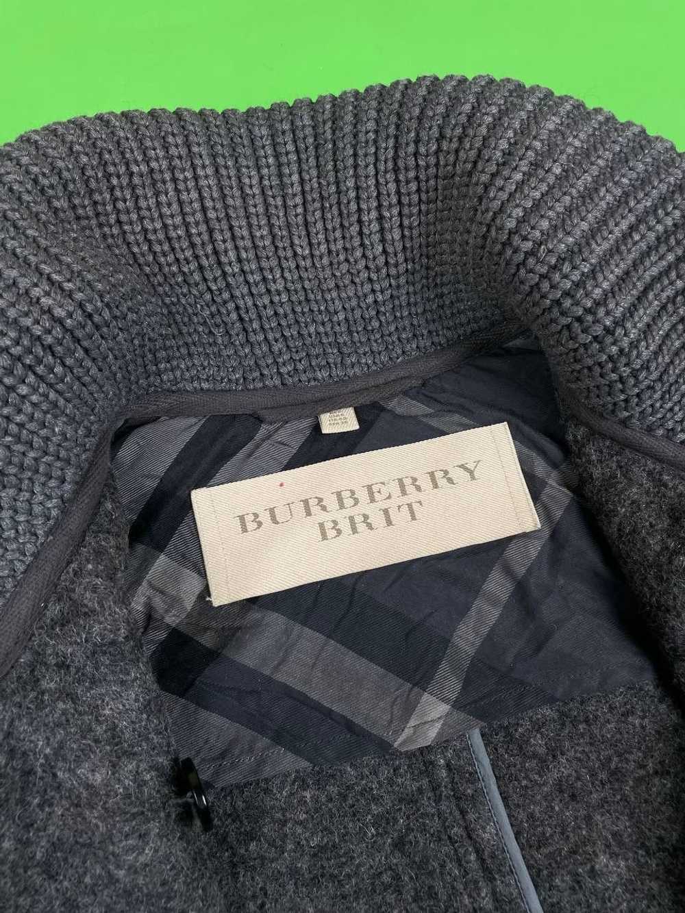 Burberry BURBERRY BRIT Wool Grey Double-Breasted … - image 5