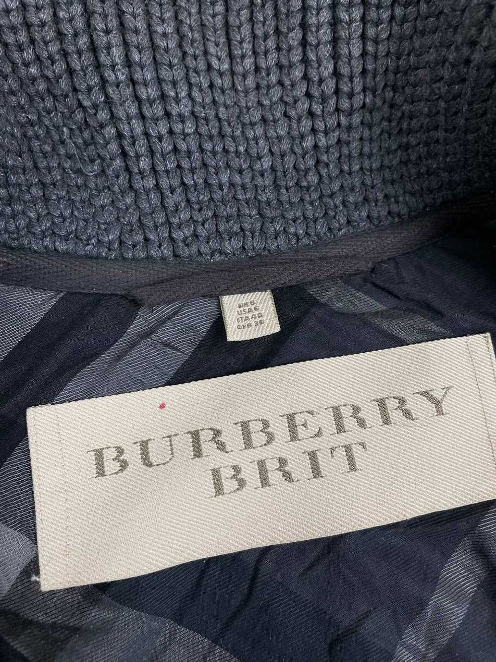 Burberry BURBERRY BRIT Wool Grey Double-Breasted … - image 6