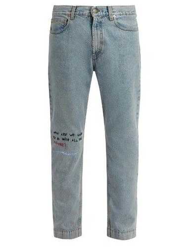 Gucci Coco Captain Embroidered Jeans