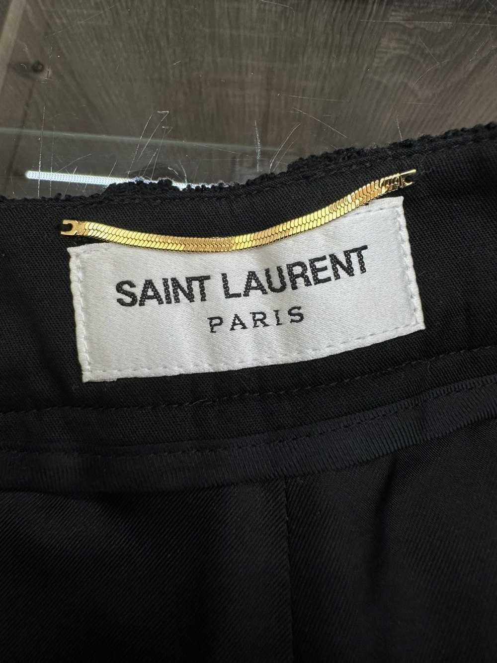 Saint Laurent Paris Scallop Tweed Shorts (26) - image 6