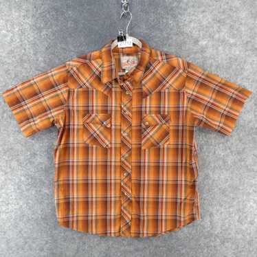 Wrangler Wrangler Shirt Mens Large Short Sleeve P… - image 1