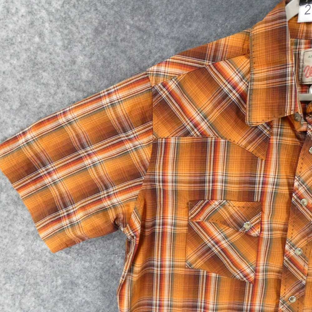 Wrangler Wrangler Shirt Mens Large Short Sleeve P… - image 3