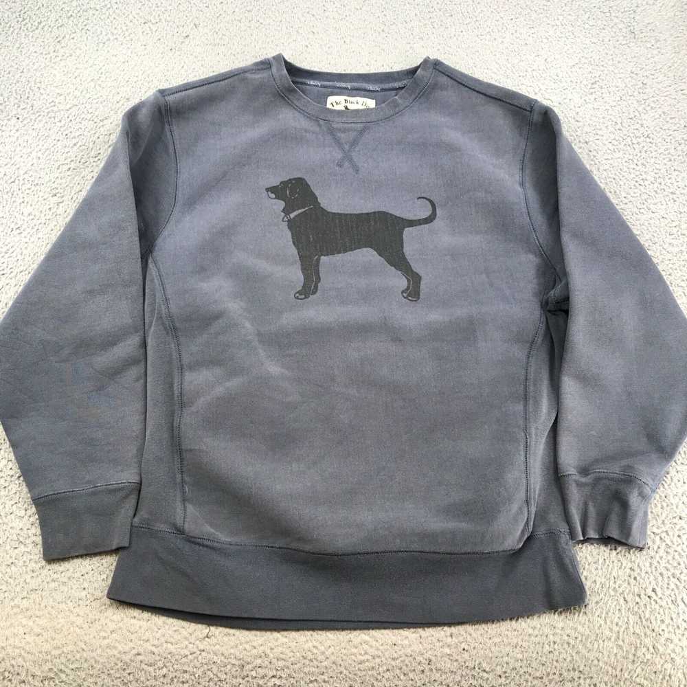Vintage The Black Dog Sweater Adult Medium Blue H… - image 1