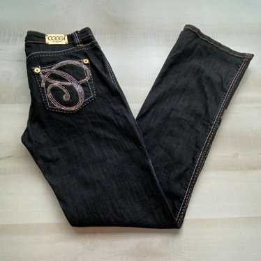 Coogi Coogi Womens Jeans 7/8 Juniors Black Denim B