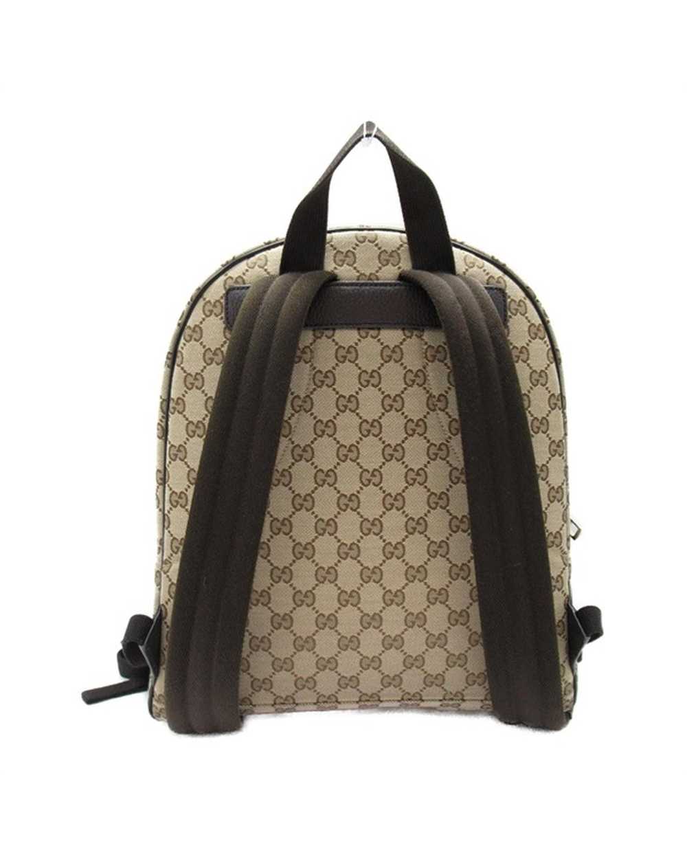 Gucci Canvas Backpack in Brown with GG Pattern - … - image 2