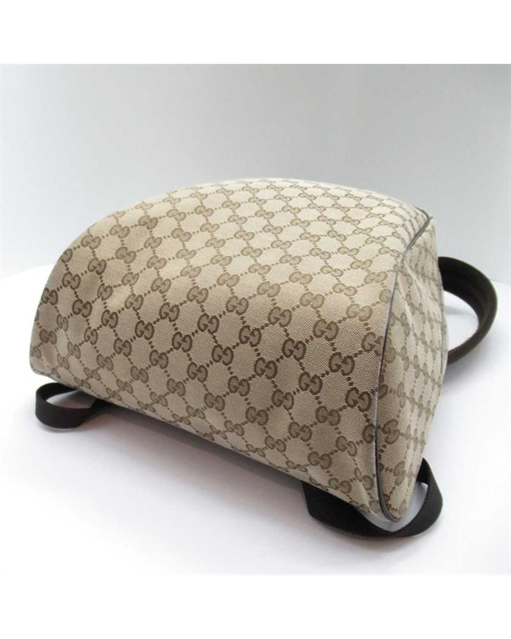 Gucci Canvas Backpack in Brown with GG Pattern - … - image 4