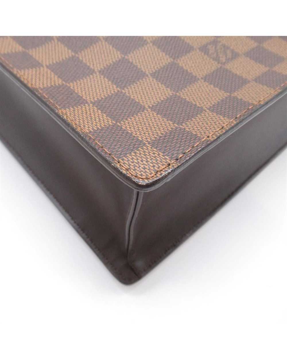 Louis Vuitton Designer Damier Ebene Shoulder Bag … - image 10