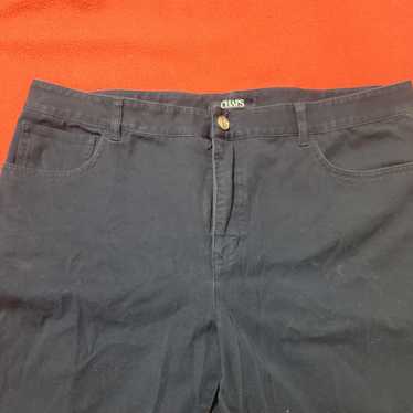 Chaps Chaps Dark Blue Flat Front Denim Jeans 16 S… - image 1
